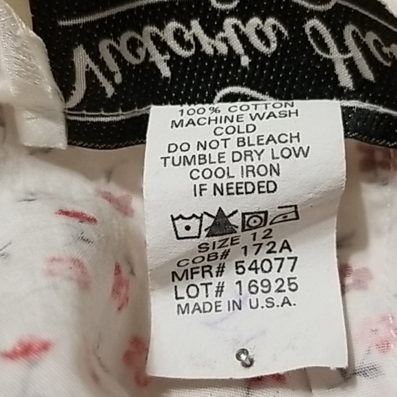 <VICTORIA HOLLEY> White/Pink/Maroon Floral Skirt - Picture 10 of 14